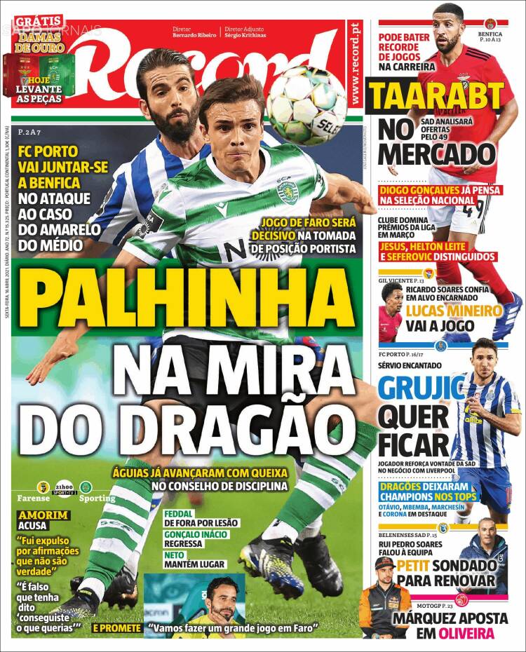 Portada de Record (Portugal)