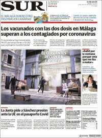 Portada de Diario el Sur (España)