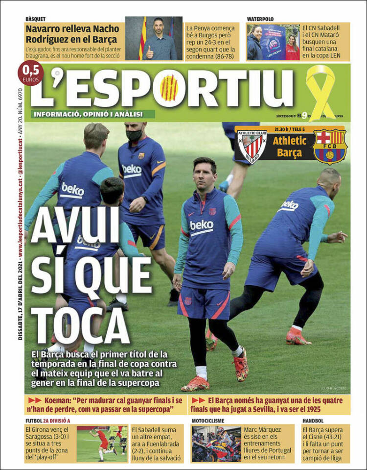 Portada de L'Esportiu (España)