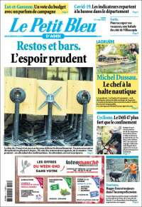 Portada de Le Petit Bleu (Francia)