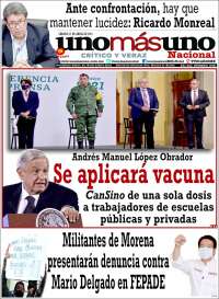 Portada de unomásuno (M&eacute;xico)
