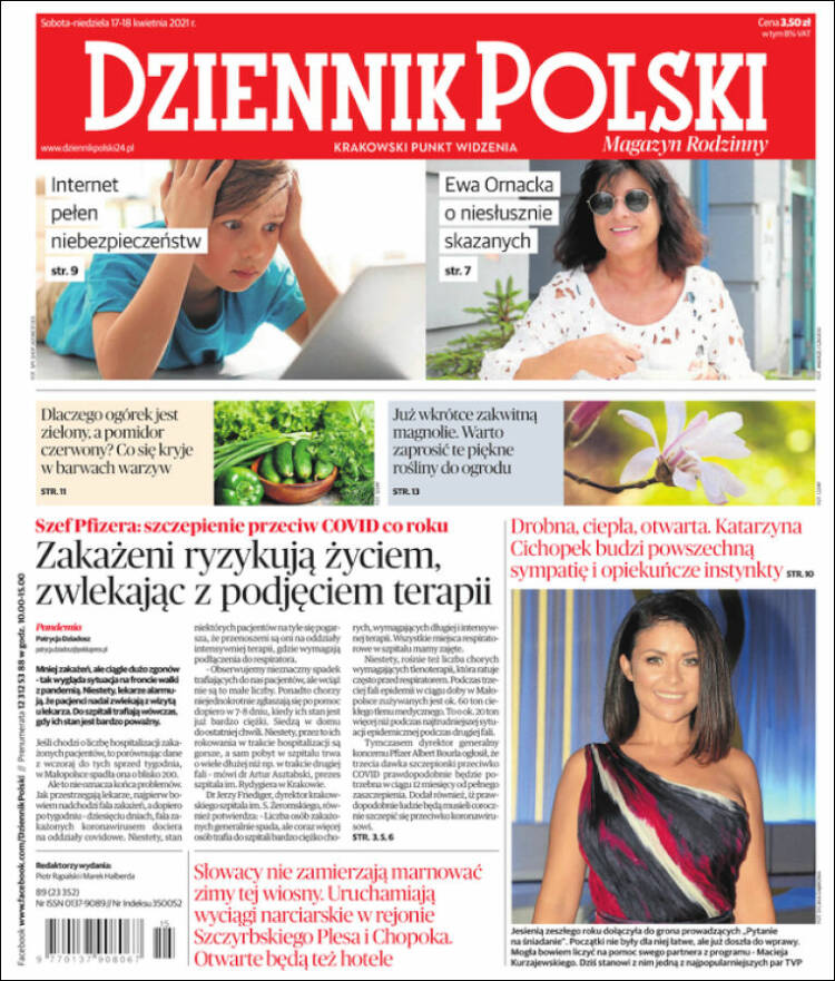 Portada de Dziennik (Polonia)
