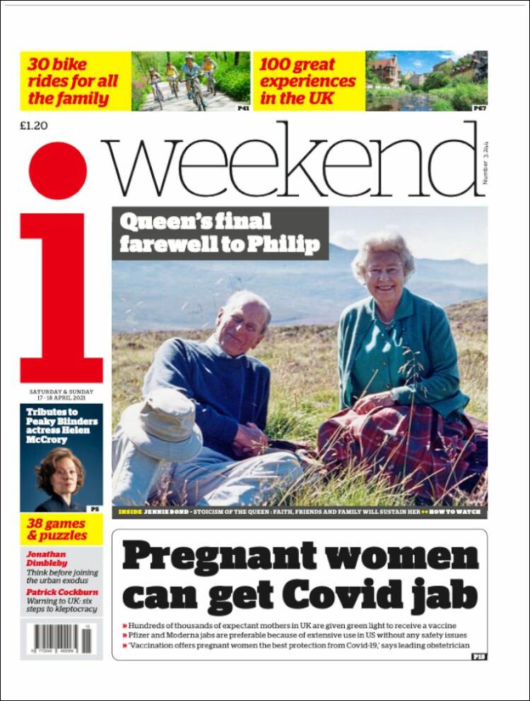 Portada de The i (Reino Unido)