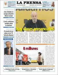 Portada de La Prensa (Argentine)