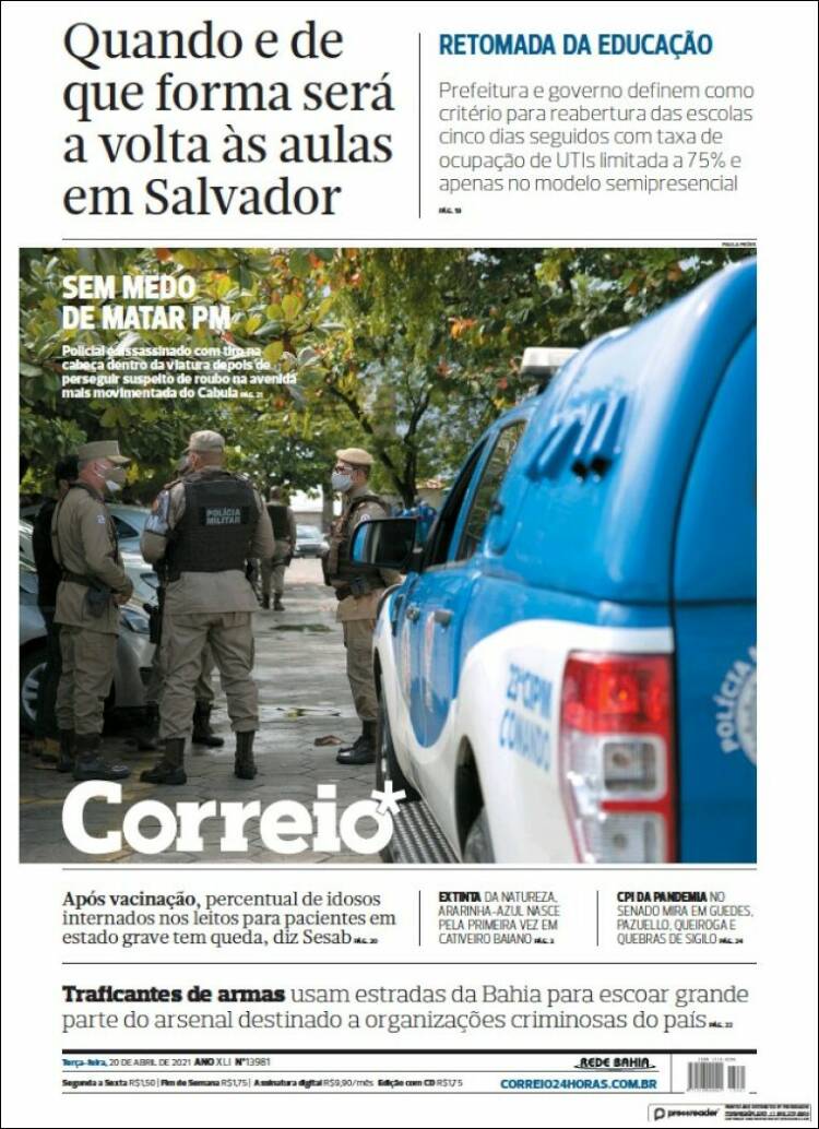 Portada de Correio* (Brasil)