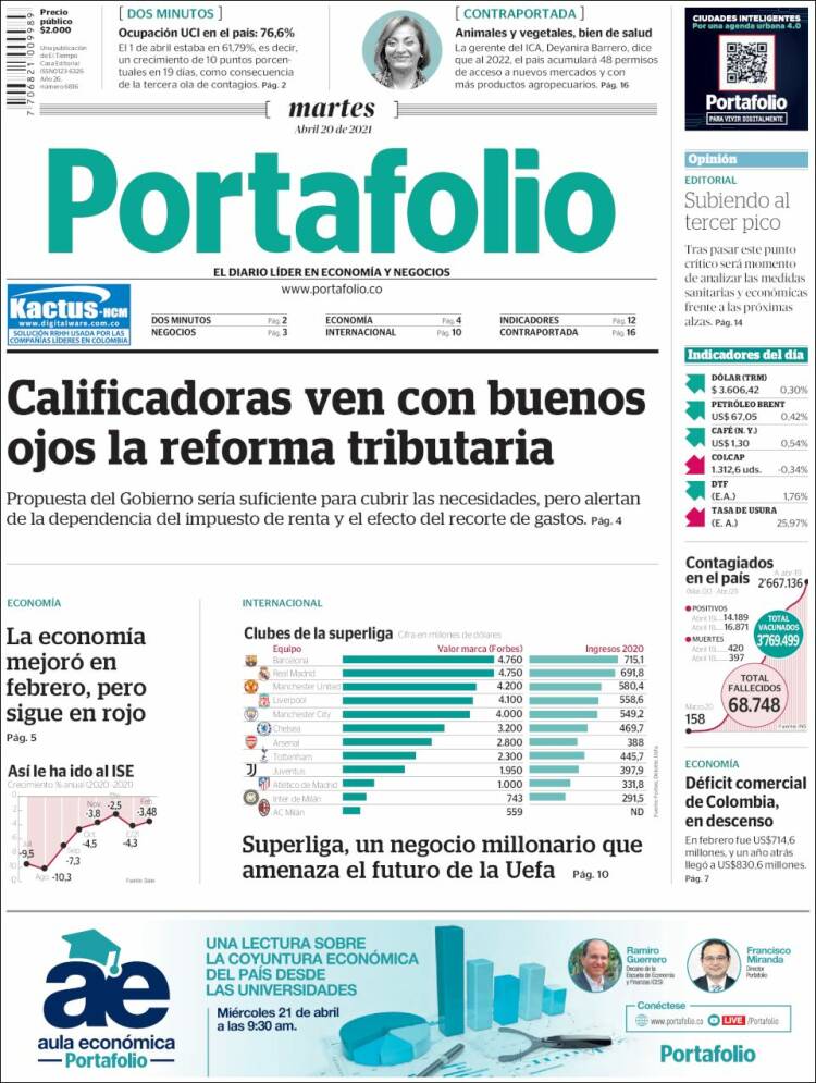 Portada de Portafolio (Colombia)