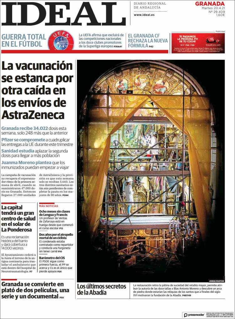 Portada de Ideal (España)