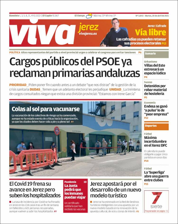 Portada de Información - Jerez (España)