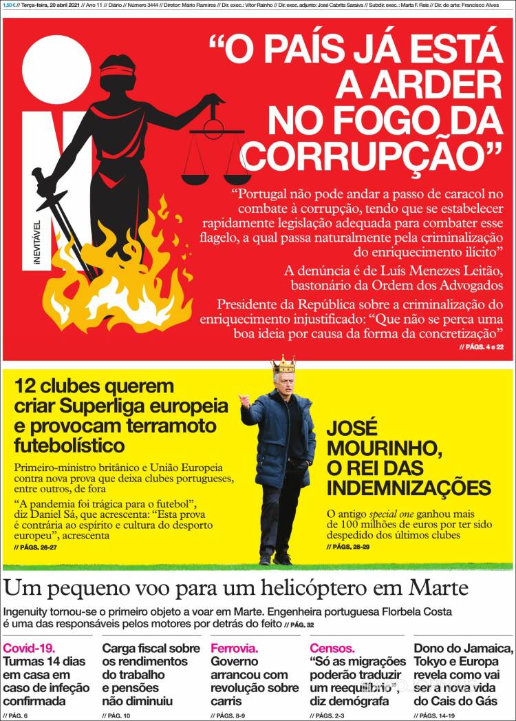 Portada de I - informação (Portugal)