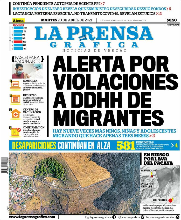 Portada de La Prensa Gráfica (El Salvador)