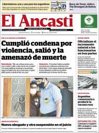 Portada de El Ancasti (Argentina)