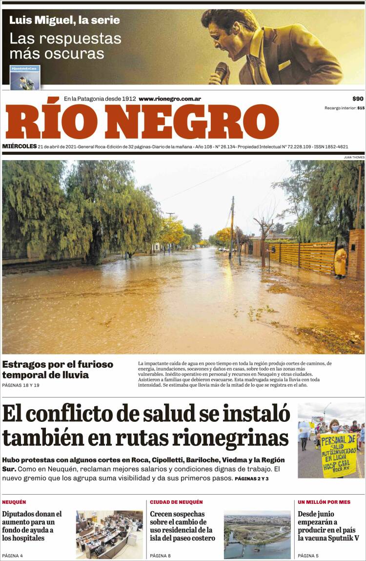 Portada de Rio Negro (Argentina)