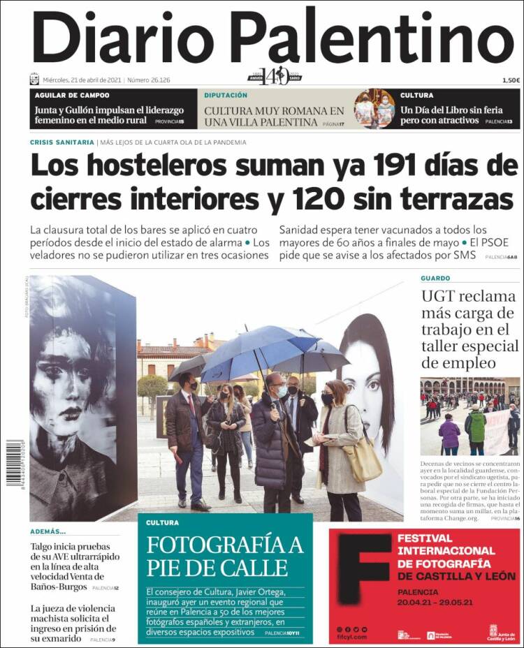 Portada de Diario Palentino (España)