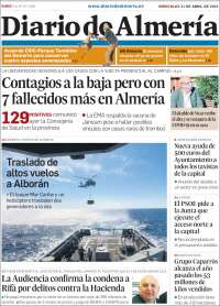 Portada de Diario de Almería (España)