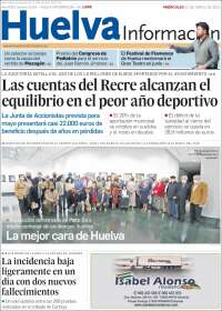 Portada de Huelva Información (España)