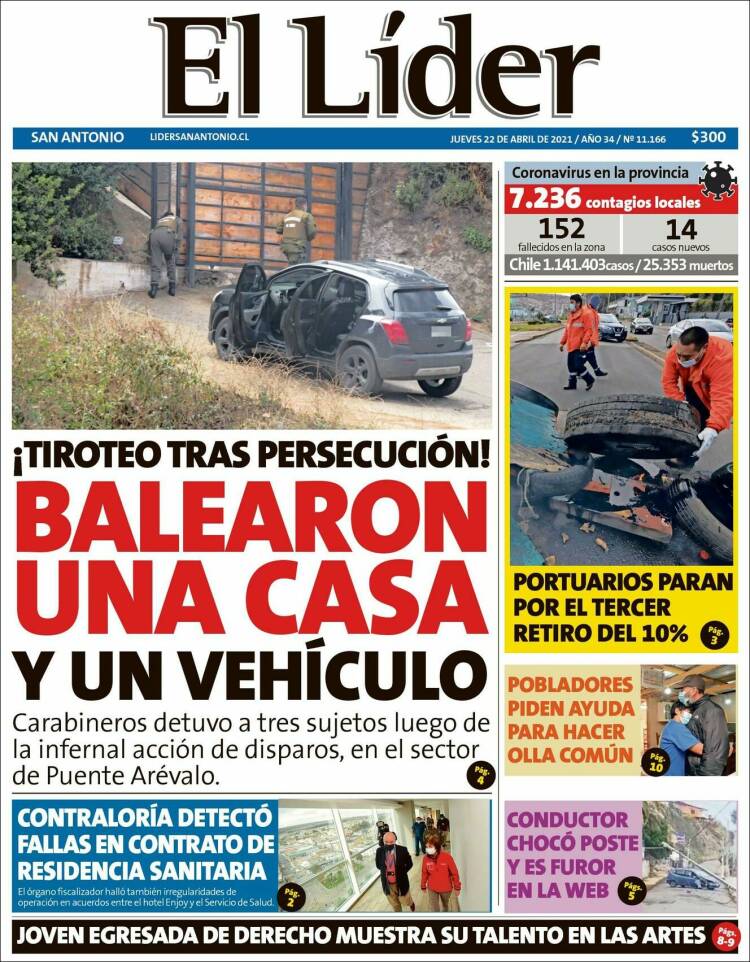 Portada de Lider de San Antonio (Chile)