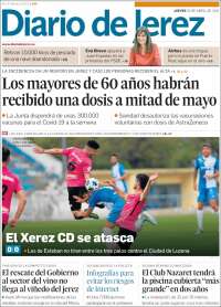 Portada de Diario de Jerez (Espa&ntilde;a)
