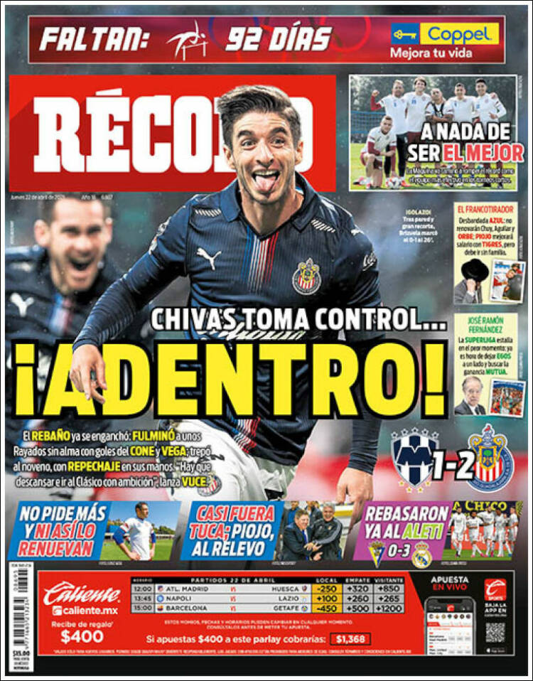 Portada de Record (México)