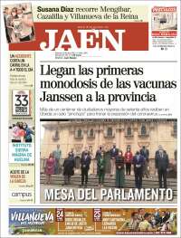 Portada de Diario Jaén (España)