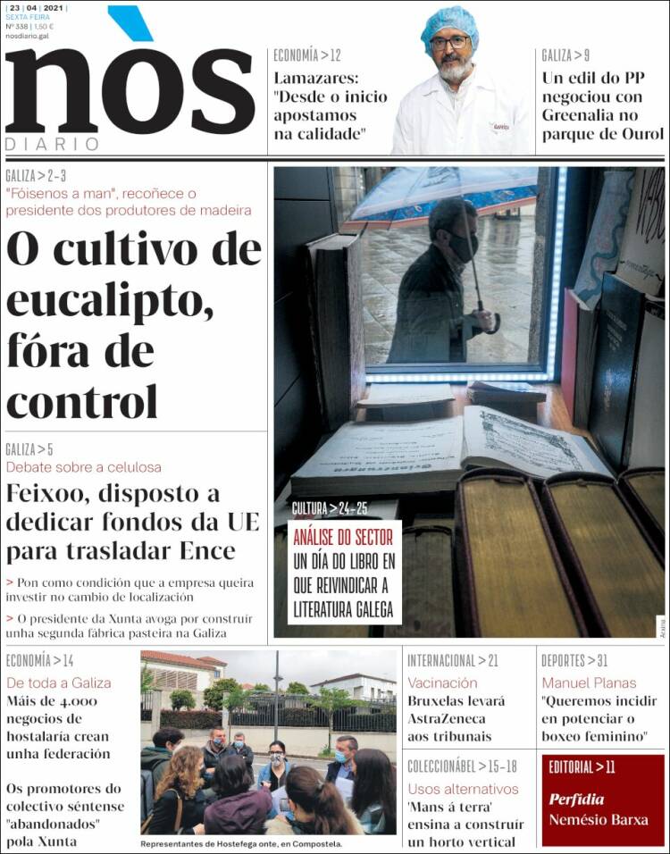 Portada de Nòs Diario (España)