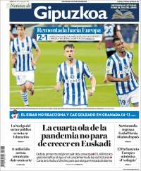 Portada de Noticias de Gipuzkoa (España)