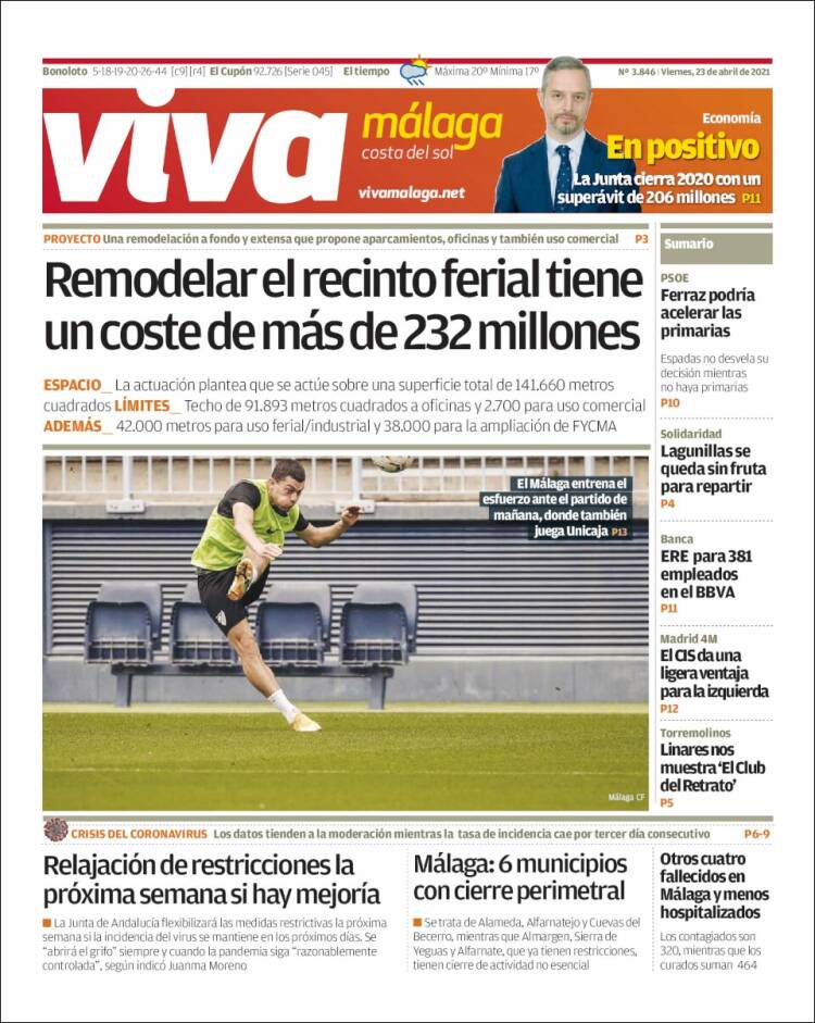 Portada de Viva Málaga (España)