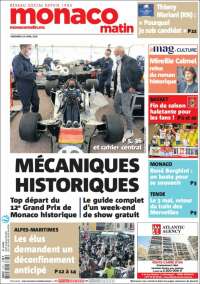 Portada de Nice-Matin (Francia)