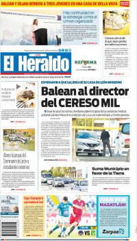 Portada de El Heraldo de León (M&eacute;xico)