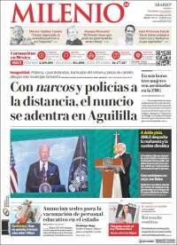 Portada de Milenio - Jalisco (M&eacute;xico)