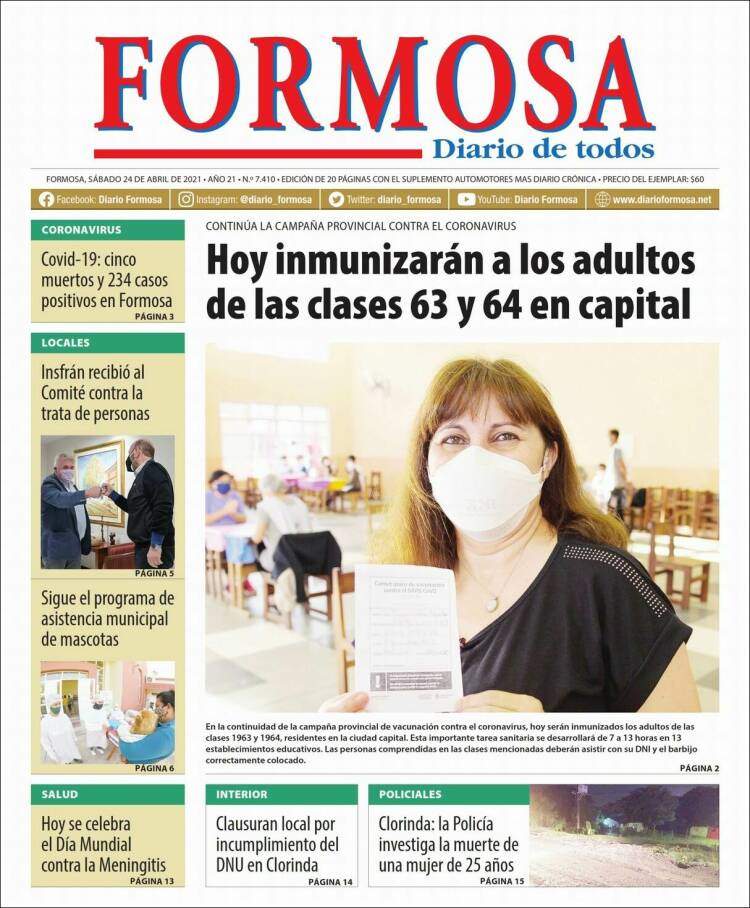 Portada de Formosa (Argentina)