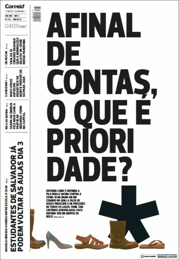 Portada de Correio* (Brasil)
