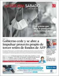 Portada de La Tercera (Chile)