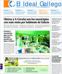 Portada de El Ideal Gallego (España)