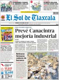 Portada de El Sol de Tlaxcala (México)