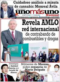 Portada de unomásuno (México)