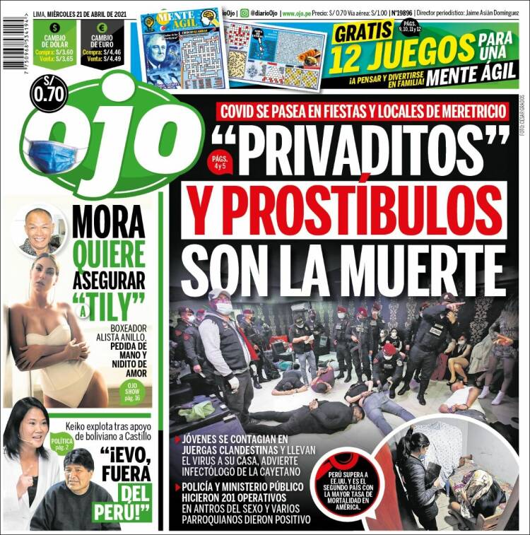 Portada de Ojo (Perú)