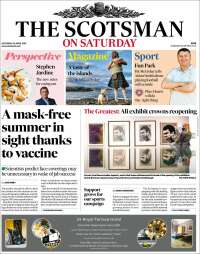 Portada de The Scotsman (Reino Unido)