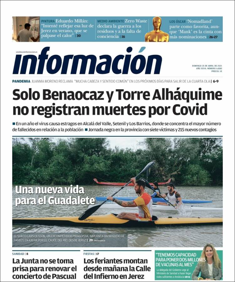 Portada de Información - Cadiz (España)