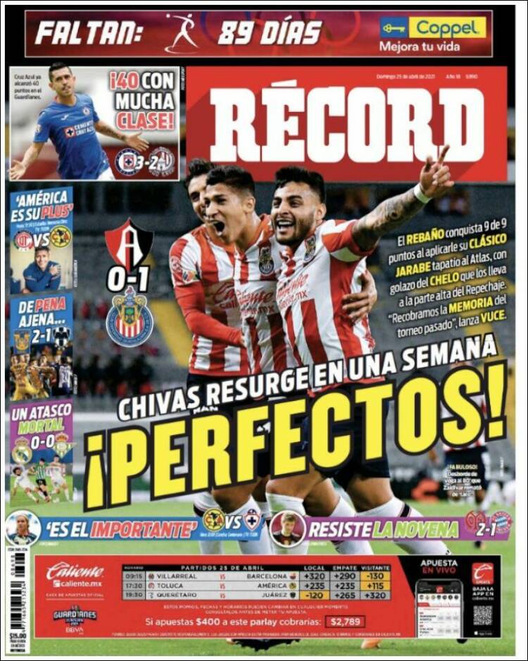 Portada de Record (México)