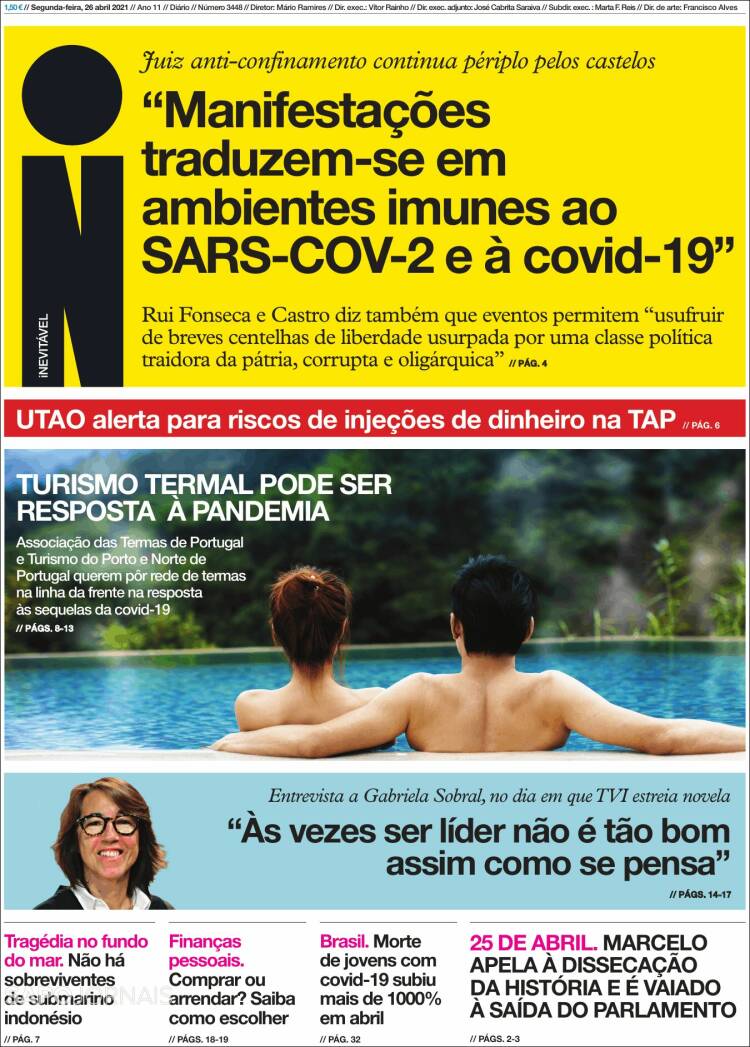 Portada de I - informação (Portugal)