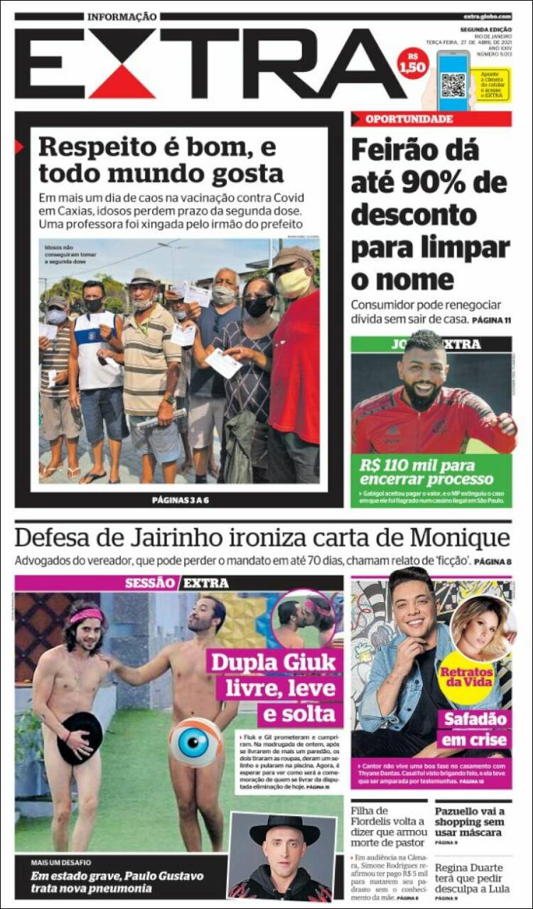 Portada de Extra (Br&eacute;sil)