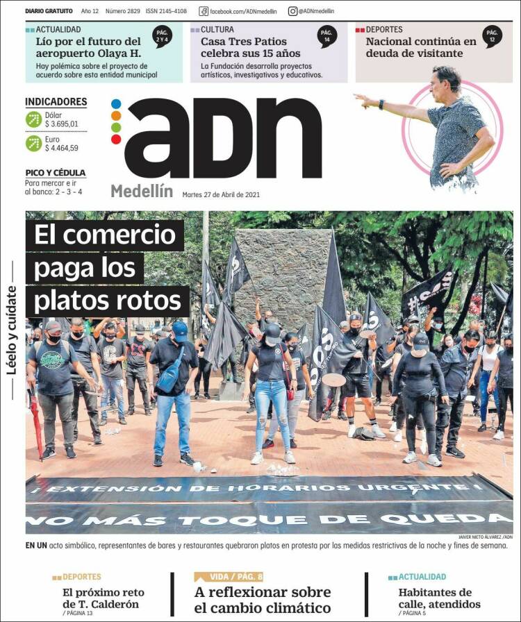 Portada de ADN - Medellín (Colombie)