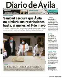 Portada de Diario de Ávila (España)