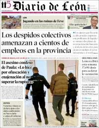 Portada de Diario de León (España)