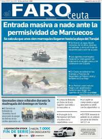 Portada de El Faro de Ceuta (España)