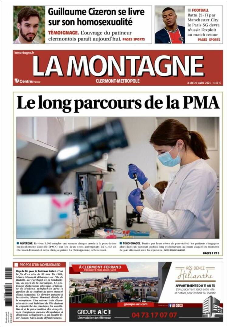 Portada de La Montagne (France)