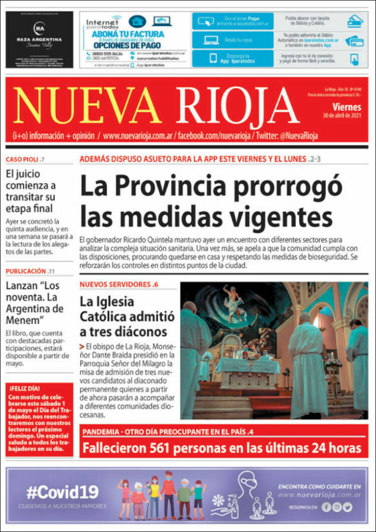 Portada de Nueva Rioja (Argentina)