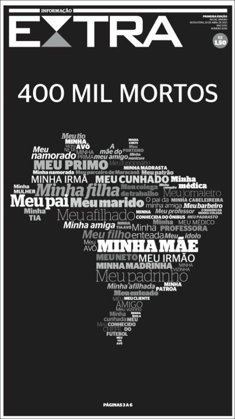 Portada de Extra (Brasil)