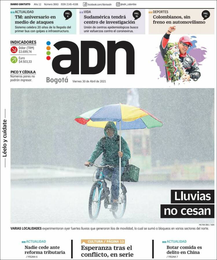 Portada de ADN - Bogotá (Colombia)