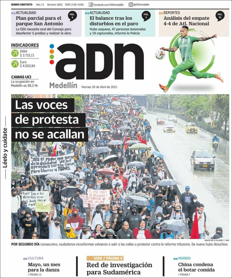 Portada de ADN - Medellín (Colombia)